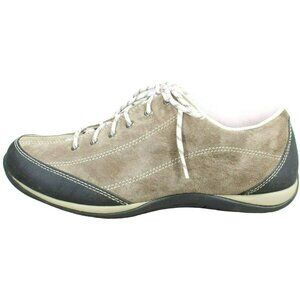 LL Bean Brown Suede Lace Up Low Top Comfort Casual Sneaker Shoes Size 10 M